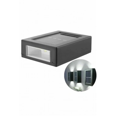 Dekoratif Duvar Lambası Solar Güneş Enerjili Bahçe Aydınlatması