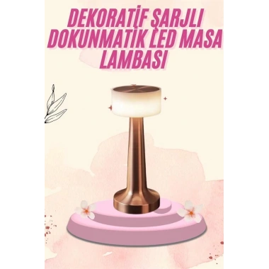 Dekoratif Masa Lambası Dokunmatik Renk Değiştirebilen Gece Lambası
