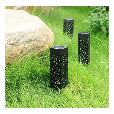 Dekoratif Solar Güneş Enerjili Bahçe Aydınlatması Yürüyüş Yolu Seti ( 6 Adet )