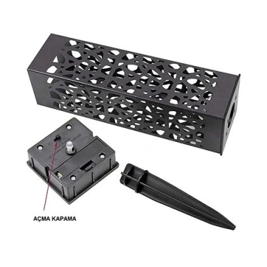 Dekoratif Solar Güneş Enerjili Bahçe Aydınlatması Yürüyüş Yolu Seti ( 8 Adet )