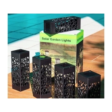 Dekoratif Solar Güneş Enerjili Bahçe Aydınlatması Yürüyüş Yolu Seti ( 8 Adet )