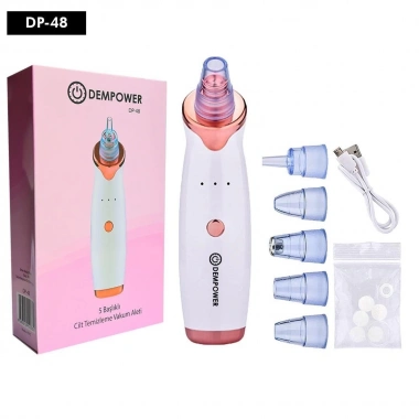 Dempower 5 Başlıklı Cilt Temizleme Vakum Aleti