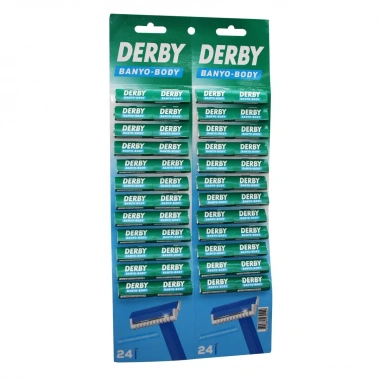 DERBY BANYO BODY TEK BIÇAK KARTELALI JİLET 48PCS (5468)