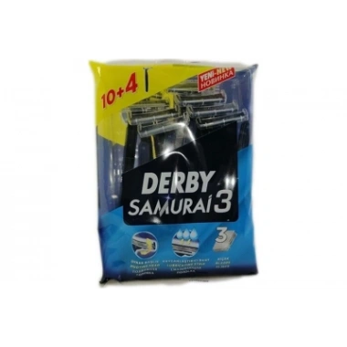 DERBY SAMURAİ 3 BIÇAK 10+4 PARÇA.POŞETLİ (5468)