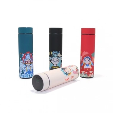 Dijital Göstergeli Paslanmaz Çelik Termos