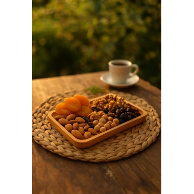 Dikdörtgen Bambu Sunumluk 14x24 cm