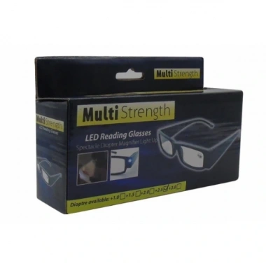 Dinlendirici LED Işıklı Okuma Gözlüğü