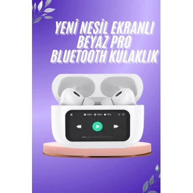 Dokunmatik Ekranlı ANC/ENC Yeni Nesil Pro Bluetooth Kulaklık Dokunmatik Ekran