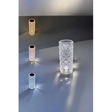 Dokunmatik Kristal Gece Lambası Hediyelik