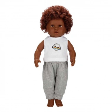 Dollzn More Dada Kıvırcık Saçlı Bebek 60 cm - S01060091