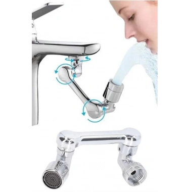 Dönebilen Musluk Başlığı Akrobat Mutfak Banyo Musluk Ucu Başlığı Oynar Başlıklı