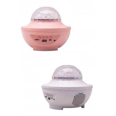 Dönen Işıklı Disko Topu Projektör Müzik Çalarlı Disco Speaker