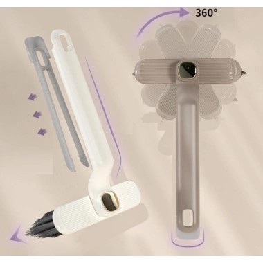 Döner Başlıklı Temizlik Fırçası Cımbızlı (5468)