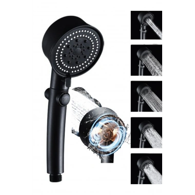 Duş Başlığı Pervaneli Serinletici Tasarım 5 Modlu (5468)