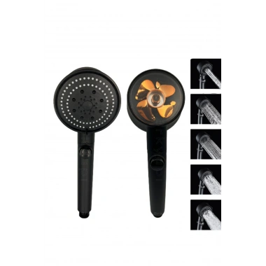 Duş Başlığı Pervaneli Serinletici Tasarım 5 Modlu (5468)