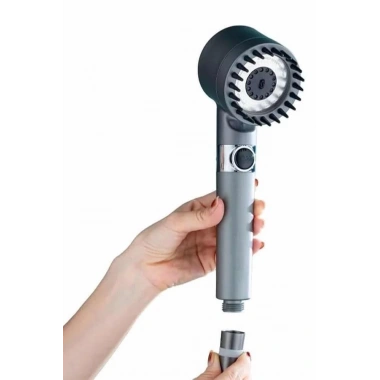 Duş Başlığı Yüksek Basınçlı Masaj Taraklı 3 Kademeli