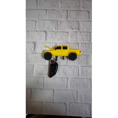 Duvara Monte Araba Anahtarlık Dekoratif ve Kullanışlı