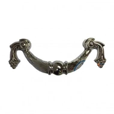 Eco Lounge Dekoratif Zamak Üzümlü Kulp - 64mm, Nikel, 100 Adet