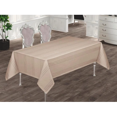 Eco Lounge Dertsiz Masa Örtüsü 160x220 Bej