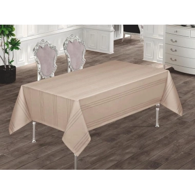 Eco Lounge Dertsiz Masa Örtüsü 160x220 Bej