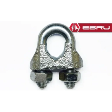 Eco Lounge Ebru Çelik Halat Bağlama, Düğüm, Klemens 6 mm - 50 Adet