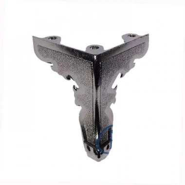 Eco Lounge Kelebek Ahşap, Sunta Sandık Ayağı, Kutu Ayak 5,5 cm - Nikel