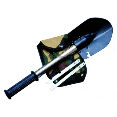 Eco Lounge KPX14 4 lü Kamp Seti - Bıçak, Testere, Kürek, Balta - Kılıflı