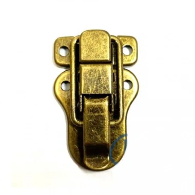 Eco Lounge Sandık, Kutu Klipsi, Ön Kilidi - 48x30mm, Antik, 1 Adet