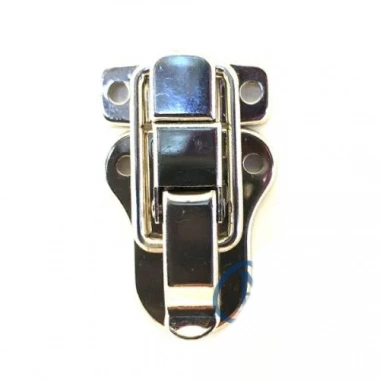 Eco Lounge Sandık, Kutu Klipsi, Ön Kilidi - 48x30mm, Nikel, 1 Adet