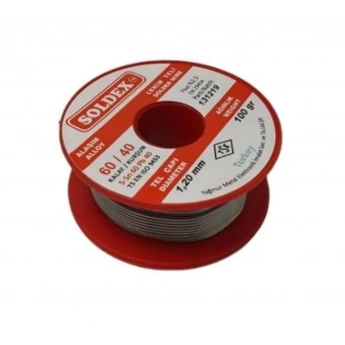 Eco Lounge Soldex 60/40 Lehim Teli 100 gr 1.20 mm (Sn:60 / Pb:40)
