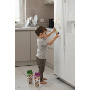 Eğitici Manyetik 30 Parça Hayvan ve 26 Parça Sebze-Meyve Seti