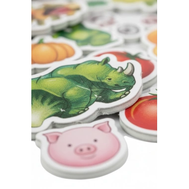 Eğitici Manyetik Hayvan ve Sebze Meyve Seti 56 Parça Magnet