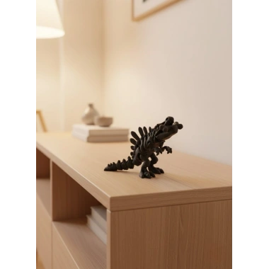 Eklemli Hareketli Dinazor Figürü Siyah – Dekoratif Masa Üstü Oyuncak