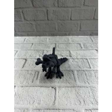 Eklemli Hareketli Dinazor Figürü Siyah – Dekoratif Masa Üstü Oyuncak