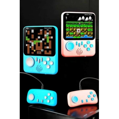 El Atarisi 3.5 inç Ekran Çift Konsol 666 Adet Retro Oyun Gamepad