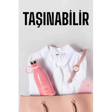 El Blender Bardak Blender Şarjlı Taşınabilir Meyve Sıkcağı Smoothie