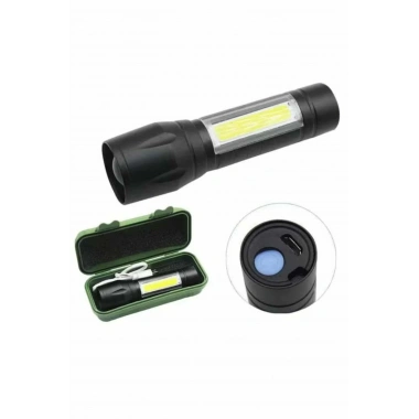 EL Feneri Uzun Menzilli Usb Şarj Edilebilir Kamp Lambası