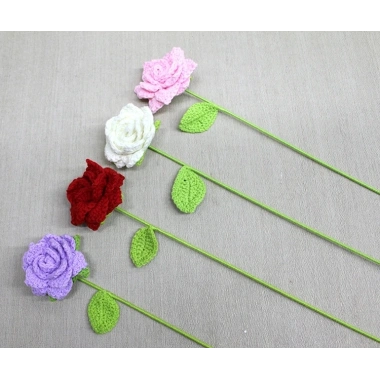 El Örgüsü Tekli Gül