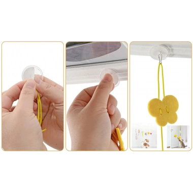 Elastik Kendinden Yapışkanlı Solucan Kedi Oltası (5468)