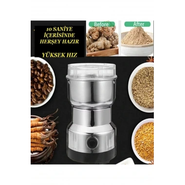 Elektrikli Kahve Ve Baharat Öğütücü Çelik Öğütücü Değirmen Ev Tipi