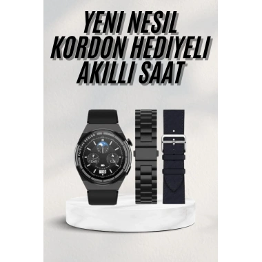 En Çok Tercih Edilen Akıllı Saat Amoled Ekran Nabız Sensörü GPS Uyumlu Adımsayar