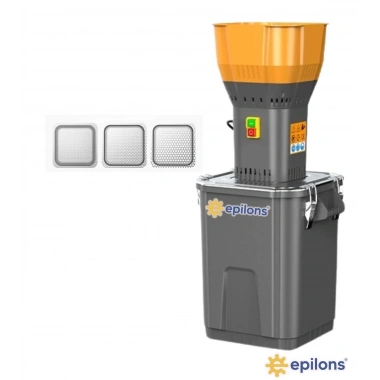 Epilons 55L 1300 w Profesyonel Tahıl Yem Öğütücü – 9 Paslanmaz Elek Hediyeli