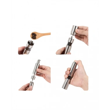 Ergonomik Tasarımlı, Nem Geçirmez Kapaklı Baharat Öğütücü