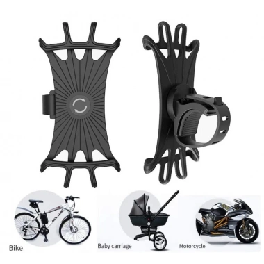 Esnek Silikon Örümcek Bisiklet Telefon Tutucu (5468)