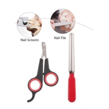 Evcil Hayvan Tırnak Makası ve Törpü Seti