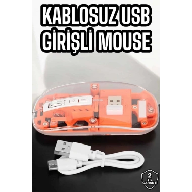 Fare Mouse Çift Modlu Kablosuz Bağlantılı 2.4GHz Destekli