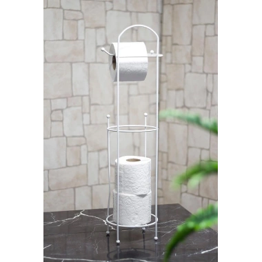 Ferforje Wc Tuvalet Kağıtlık Beyaz
