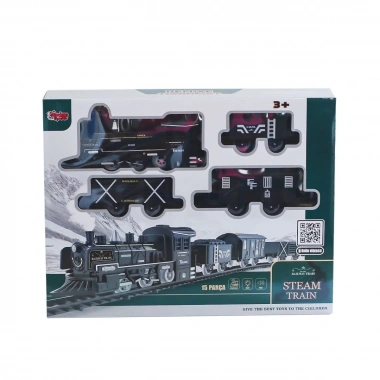 FF-1603C-4C Sesli ve Işıklı Buharlı Tren Oyun Seti