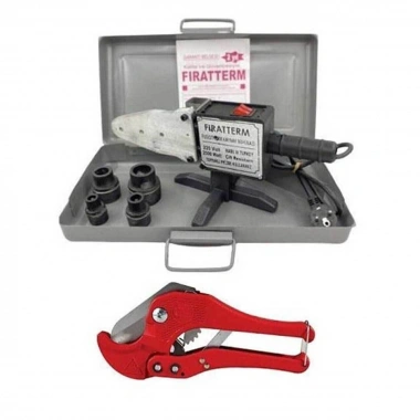 Fıratterm 2500W Pvc Pafta Plastik Boru Tesisat Kaynak Makinesi (5468)