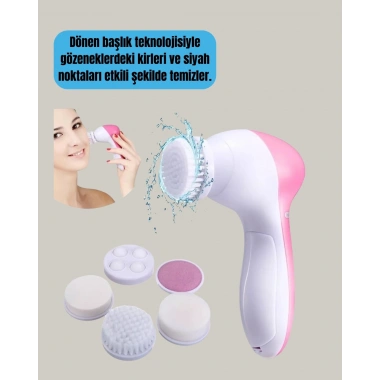 Fırçalı Yüz Temizleme ve Spa Masaj Cihazı